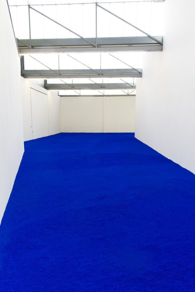 Blue Exhibition Carpets