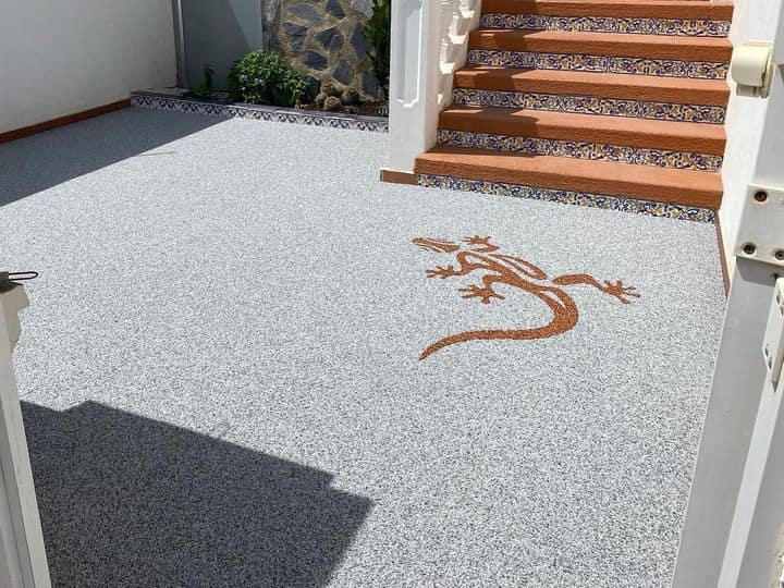 customized stone carpet system