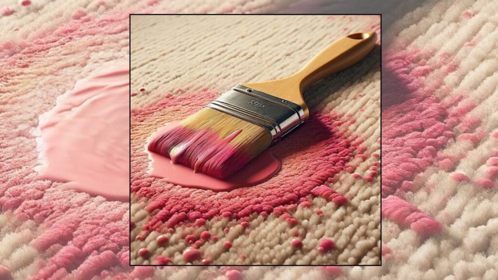 how to get paint out of carpet